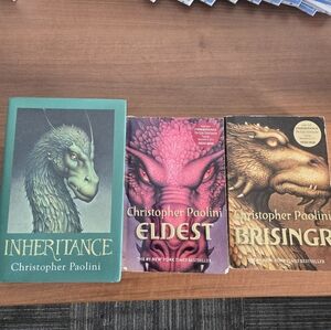 Inheritance Cycle 3 Books Christian Paolini Eldest Brisingr Bestseller Fiction